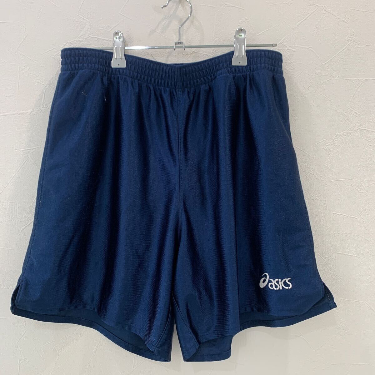 WY1132 アシックス ハーフパンツ ネイビー メンズ L拍卖