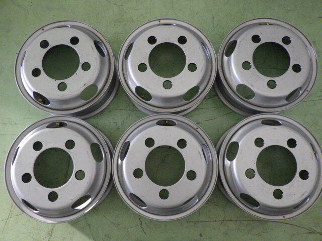 15×5J PCD:208 5穴 +115 TOPY XFA 新車外し 6本セット価格 スチールホイール【店頭受け取り可】 ポイント利用拍卖