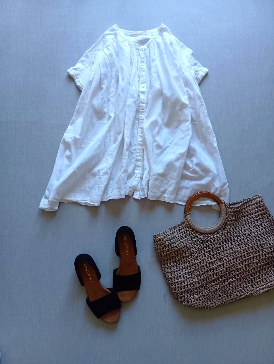 URBAN RESEARCH アーバンリサーチ コットンボイルギャザーブラウス拍卖