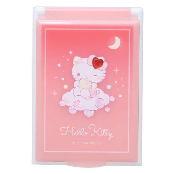 ハローキティ ストーン付きカードミラー 手鏡 コンパクトミラー S拍卖