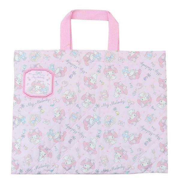 マイメロディ キルトレッスンバッグ 通園 通学 バッグ お稽古バッグ トートバッグ拍卖