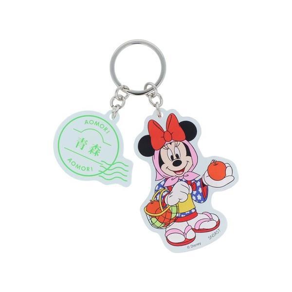 ミニーマウス 2連アクリルキーホルダー DREAM TRAVEL 青森県 キーリング ディズニー拍卖