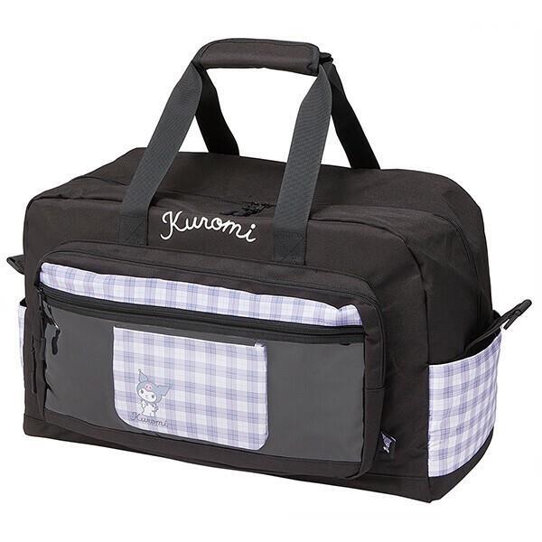 クロミ ポーチ付クリアポケットボストンバッグ おでかけ 旅行かばん 大容量 スケーター拍卖