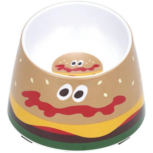 バーガーコンクス メラミン製フードボウル フードボール 餌入れ 水入れ ペット用 犬 猫 スケーター拍卖