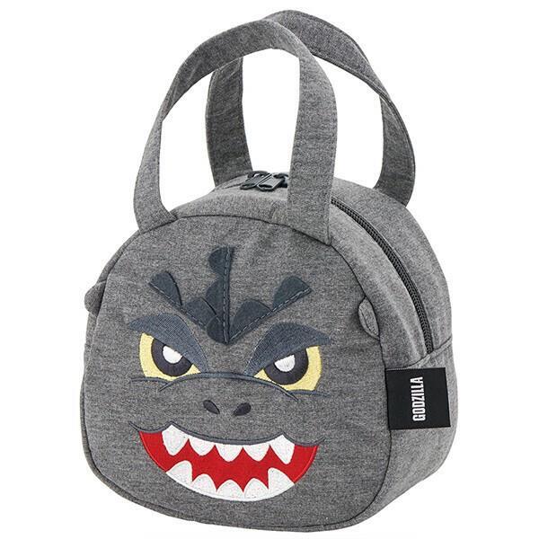 スエット素材ダイカットバッグ お弁当かばん ミニトート ランチバッグ ゴジラ スケーター拍卖