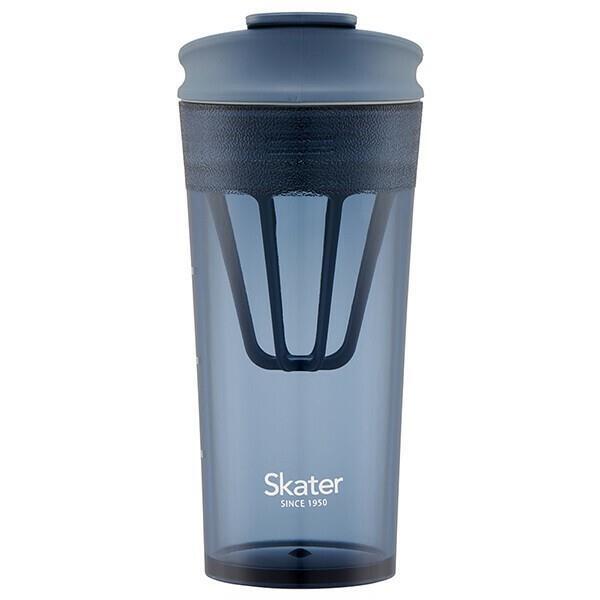 タンブラー シェイカー付き 420ml マイボトル プロテイン 直飲み ブルーグレー プロテインシェイカー スケーター拍卖