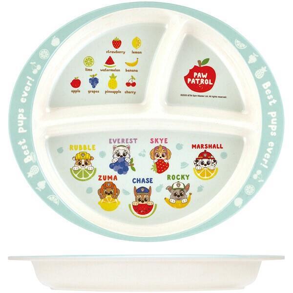 パウ・パトロール バンブーメラミン仕切りランチプレート フルーツ 子供 子ども キッズ スケーター拍卖