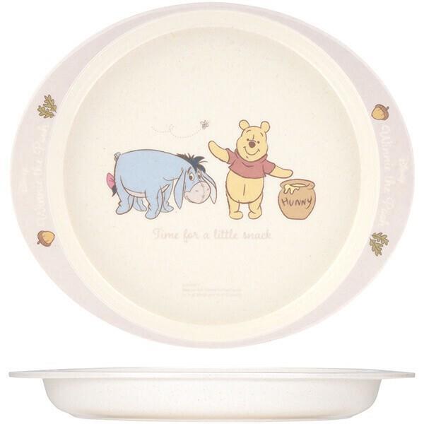 くまのプーさん バンブーメラミンランチプレート お皿 子供 子ども キッズ スケーター拍卖