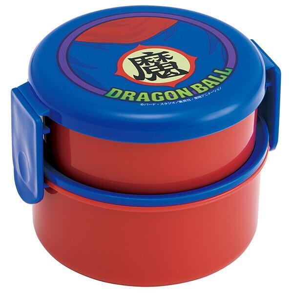 丸型ランチボックス2段(フォーク付) 弁当箱 ドラゴンボール 「魔」柄 スケーター拍卖