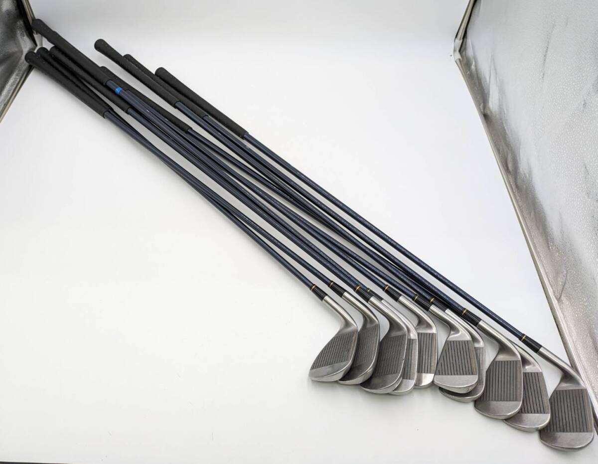 【1円スタート】 マルマン maruman carbofit EV-1 verity EZ カーボフィット アイアン 10本 まとめ 3番~9番 pw aw sw ゴルフクラブ拍卖