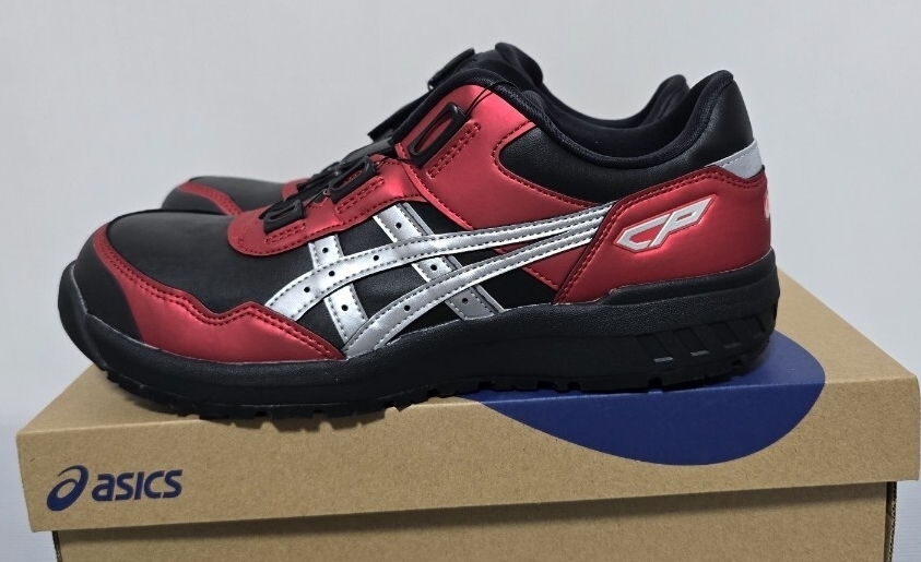 未使用 アシックス 安全靴 BOA CP306 ブラック×ピュアシルバー 26.5cm拍卖