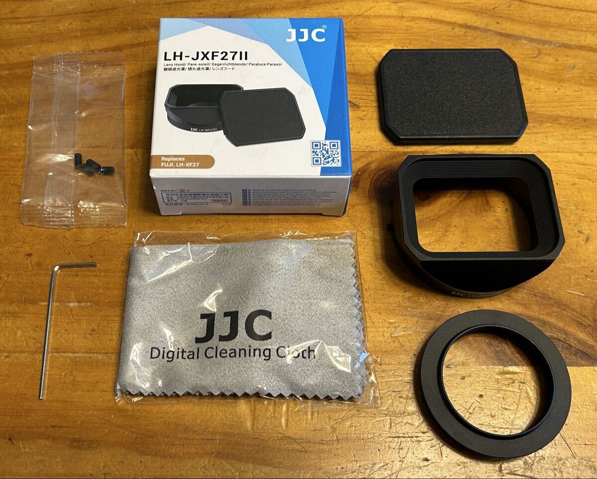 JJC FUJI XF27mm f/2.8 R WR レンズ/XF27mm f/2.8 レンズ用 レンズフード LH-JXF27II拍卖