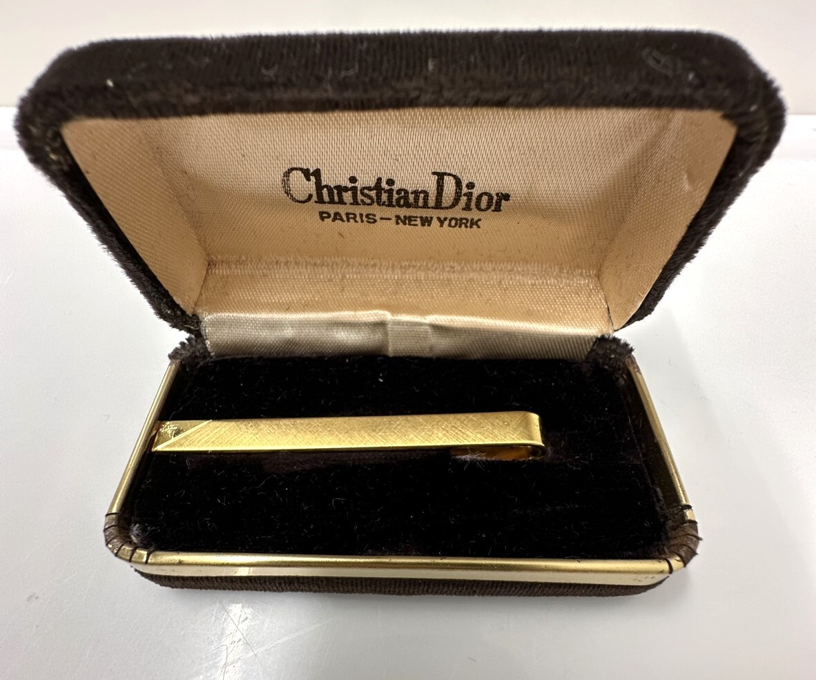 ChristianDior ディオール ネクタイピン ゴールド拍卖