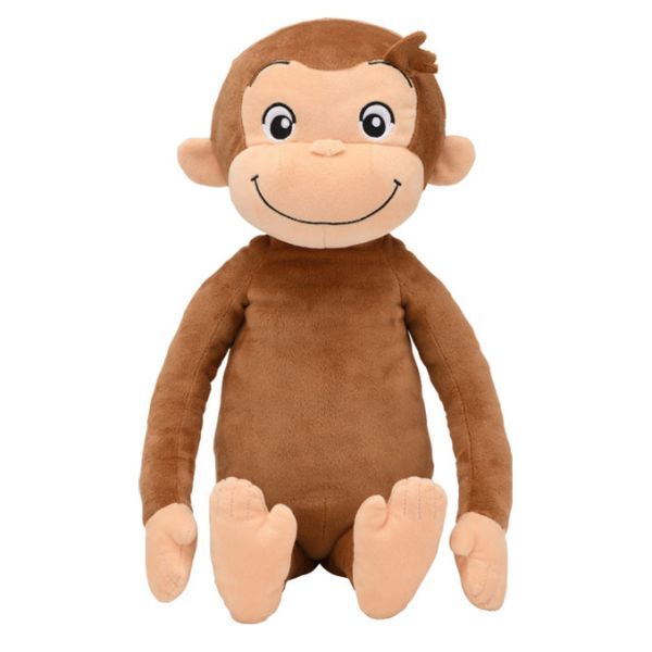 新品タグ付【ジョージ】おさるのジョージ LLぬいぐるみ ともだちいっぱい! ジョージ・チャーキー 単品 座高約38cm BIGぬいぐるみ セガ ZK2拍卖