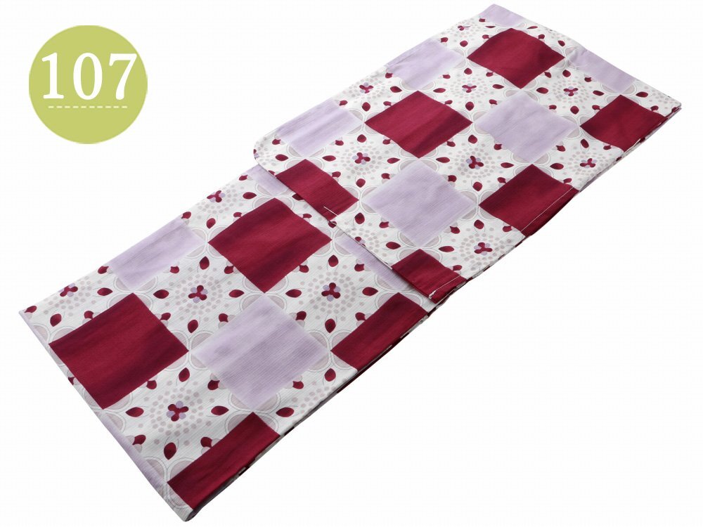 ◆3点セット◆女性用 お仕立て上がり浴衣 作り帯 下駄 綿100% フリーサイズ ta-334 (107) 【お祭り 花火大会 かわいい 個性的】拍卖