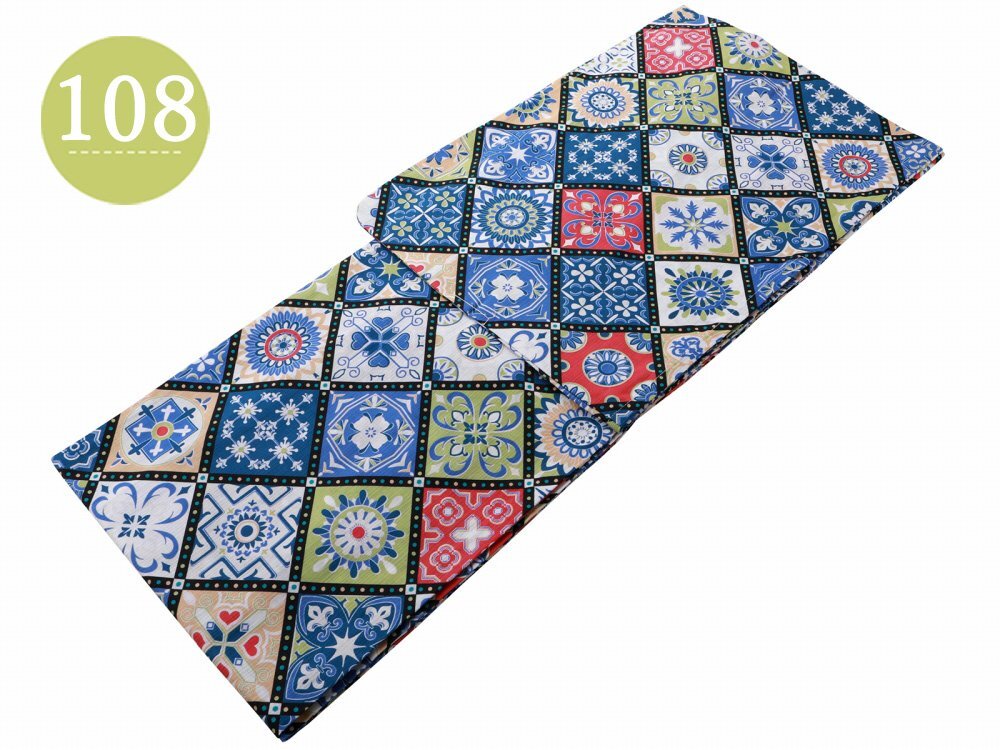 ◆3点セット◆女性用 お仕立て上がり浴衣 作り帯 下駄 綿100% フリーサイズ ta-334 (108) 【お祭り 花火大会 かわいい 個性的】拍卖