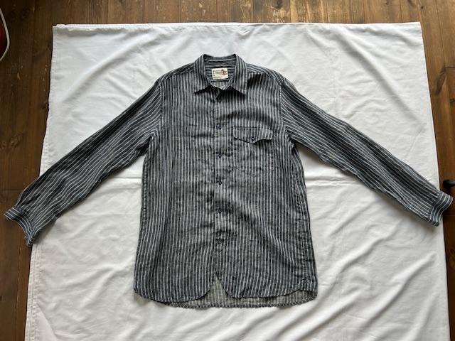 【希少:大きいサイズ】FRANK LEDER(フランクリーダー)LINENシャツ bohemia拍卖