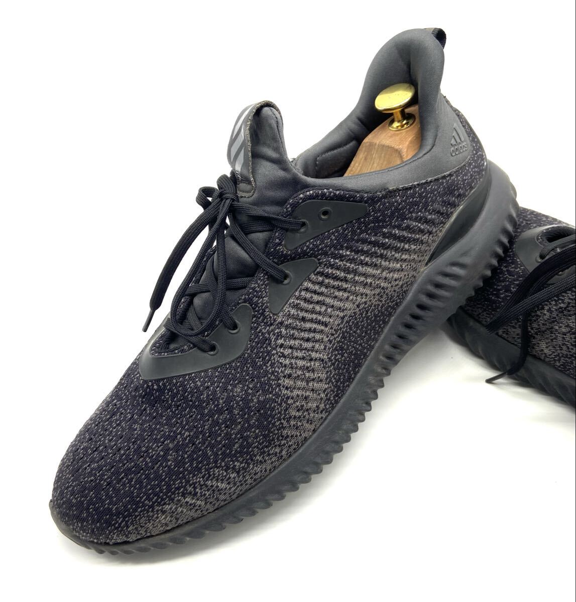 【アディダス/アルファバウンスEM/DB1090】高級ランニングシューズ!ブラック×グレー/jp30.5cm!衝撃プライス!シリーズ最高傑作!8/22拍卖