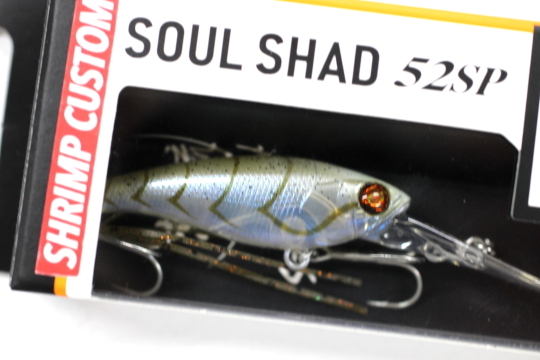 ジャッカル JACKALL SOUL SHAD ソウルシャッド 52SP #サイト底エビTYPEII拍卖