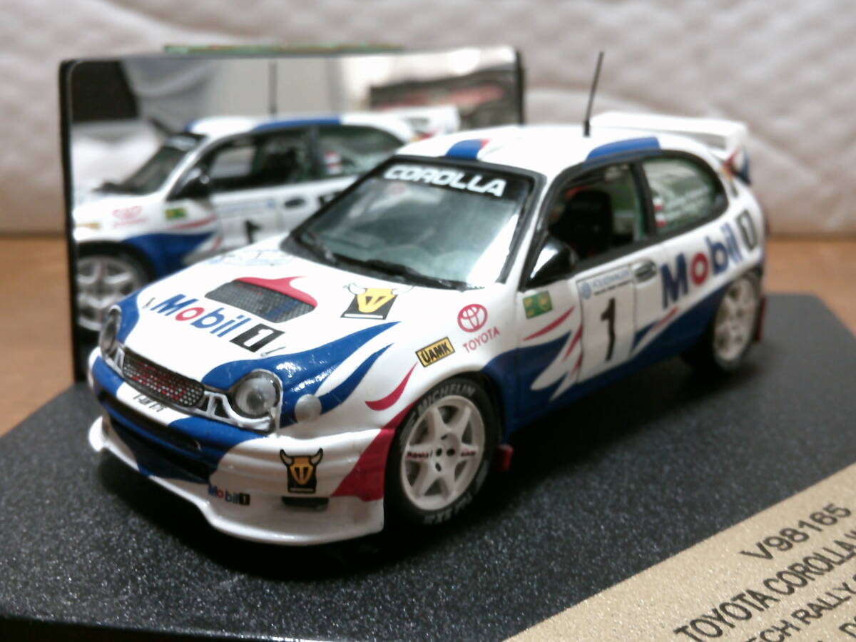 ビテス 1/43 「 トヨタ カローラ WRC 」 #1 1998y チェコラリー モービル1 ・送料500円(レターパック発送)拍卖
