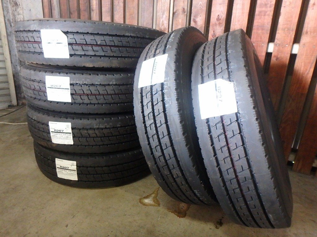 N452 2025年製 新品 送料無料【195/85R16 114/112】ブリヂストン R207 夏タイヤ 6本拍卖