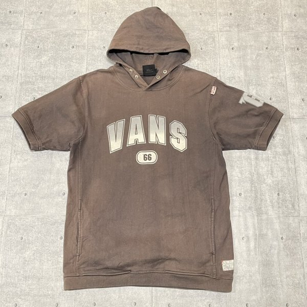 VANS 半袖スウェット パーカー ビッグロゴ ストリート SK8 ヴァンズ フーディー フーデッド デカロゴ スケート スケーター 石瀬7047拍卖