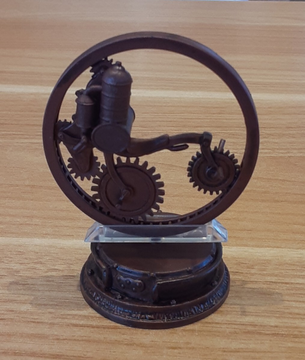 【現状品】スチームボーイ フィギュア 一輪自走車(ブロンズカラー) メカコレクション 超造型魂 置物 飾り拍卖