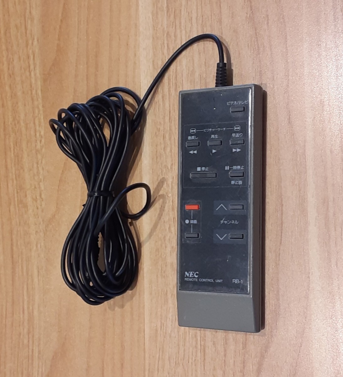 【ジャンク品】NEC ビデオ デッキ テレビ リモコン RB-1拍卖