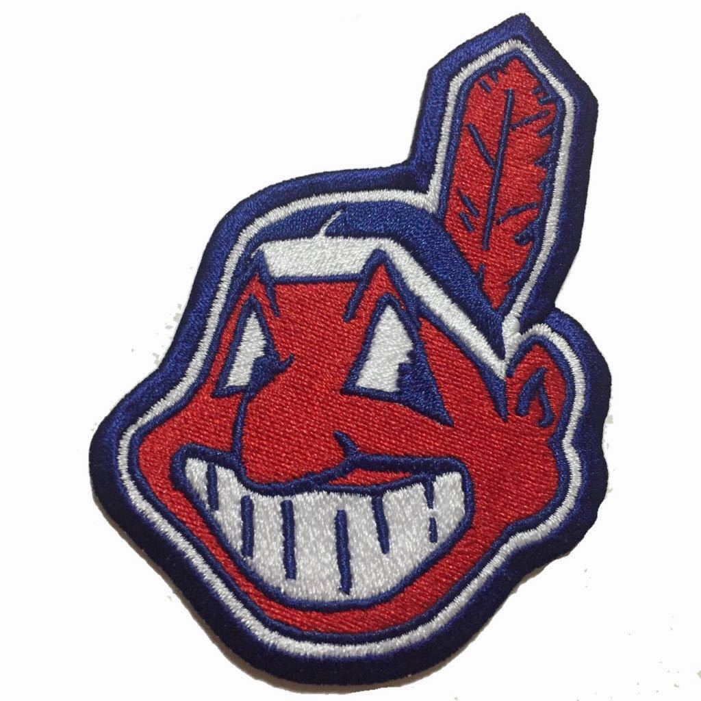 MLB クリーブランド インディアンス 顔 青 ワッペン拍卖