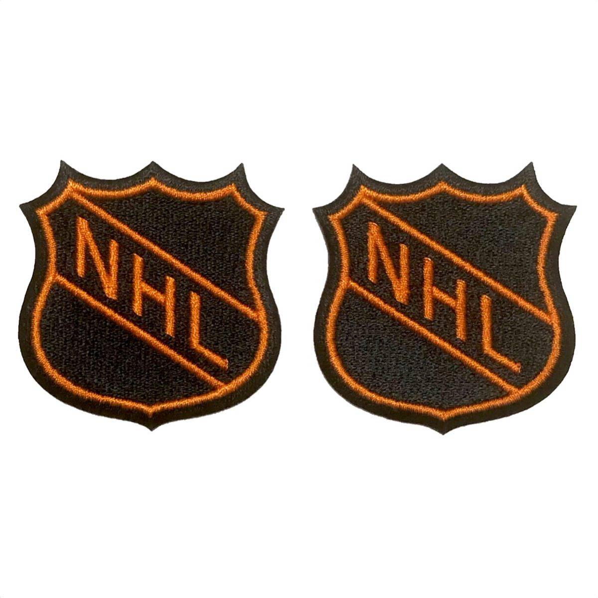 NHL ロゴ ミニサイズ (約5cm)ワッペン 2枚セット B拍卖