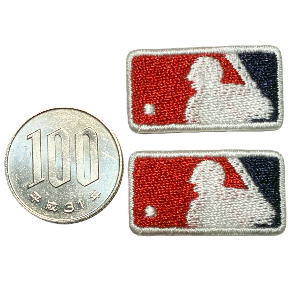 MLB バッターマン 極小(約3cm) ワッペン 2枚セット エンゼルスカラー拍卖