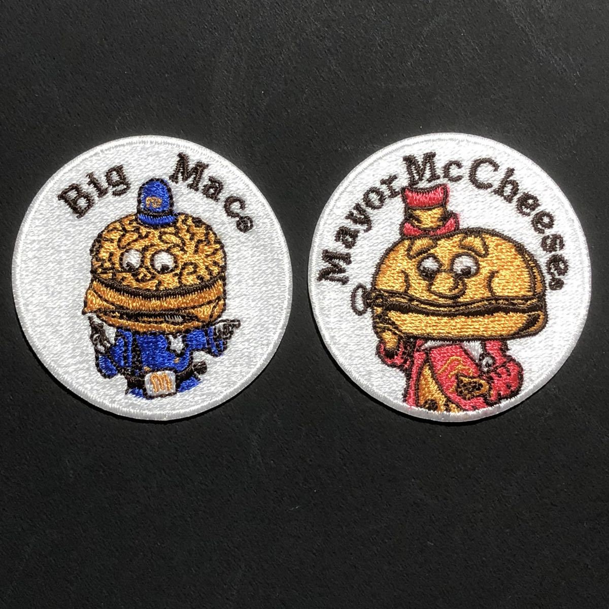 マクドナルド ミニサイズ(約5cm) 2枚セット ワッペン B拍卖