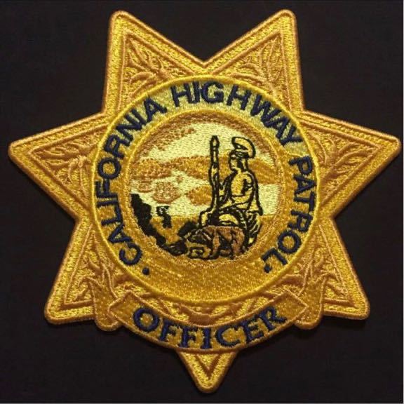 CHP カリフォルニア・ハイウェイ・パトロール オフィサーバッジ ワッペン拍卖