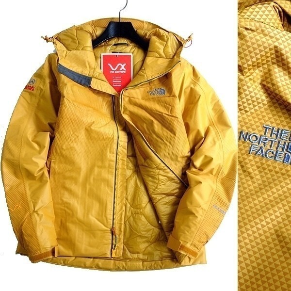 THE NORTH FACE ノースフェイス 新品 定価3.2万 SUMMIT SERIES 撥水HYVENT 中綿ジャケット パデッドブルゾン G83 GYE 80/XS▲048▼bus073nf拍卖