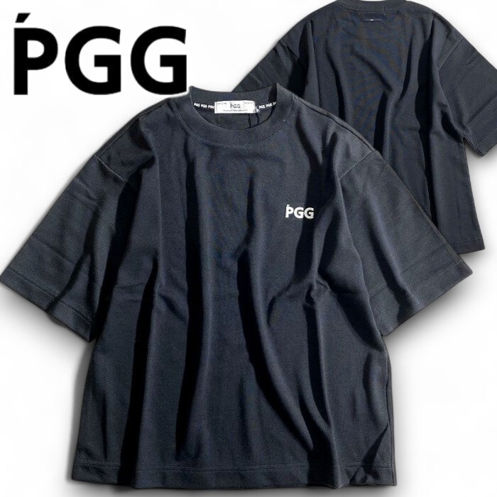 PGG by PEARLY GATES パーリーゲイツ 定価8千 日本製 変形スムース 無地 半袖 Tシャツ ゴルフ レディース 2963302 120 0 ▲009▼50806w08拍卖