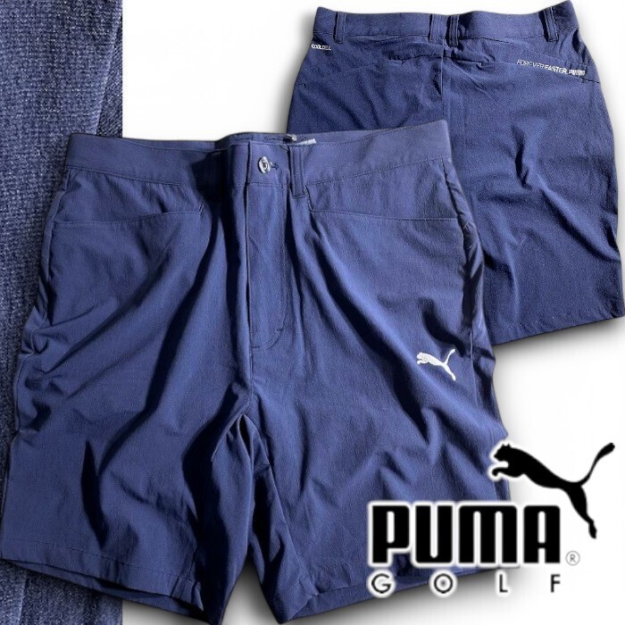 PUMA プーマ ゴルフ 定価1.2万 coolCELL 接触冷感 4WAYストレッチ ショートパンツ ショーツ ゴルフウェア 627659 02 XL ▲028▼50424w06拍卖