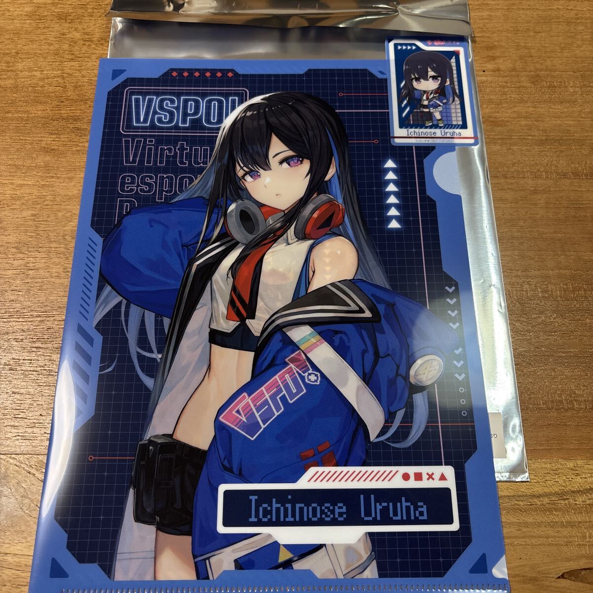 【未使用】☆一ノ瀬うるは☆ ぶいすぽっ! クリアファイル しおりセット GIGO限定 拍卖