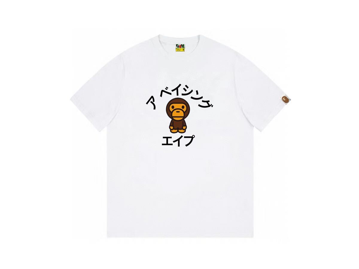【人気デザイン】a bathing ape tシャツ アベイシングエイプ bape T 半袖 メンズ レディース男女兼用 拍卖