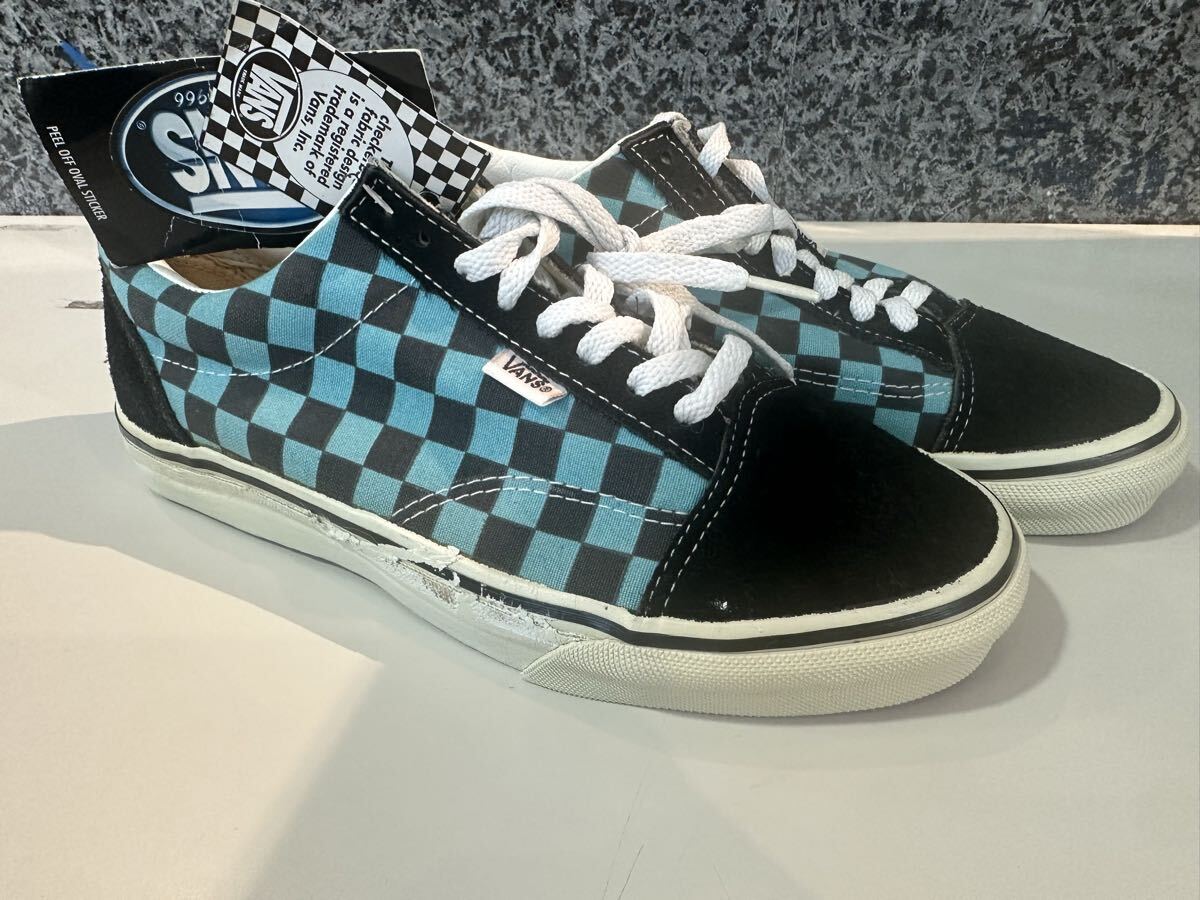 90s USA製 VANS OLD SKOOL チェッカー US8.5 新品拍卖