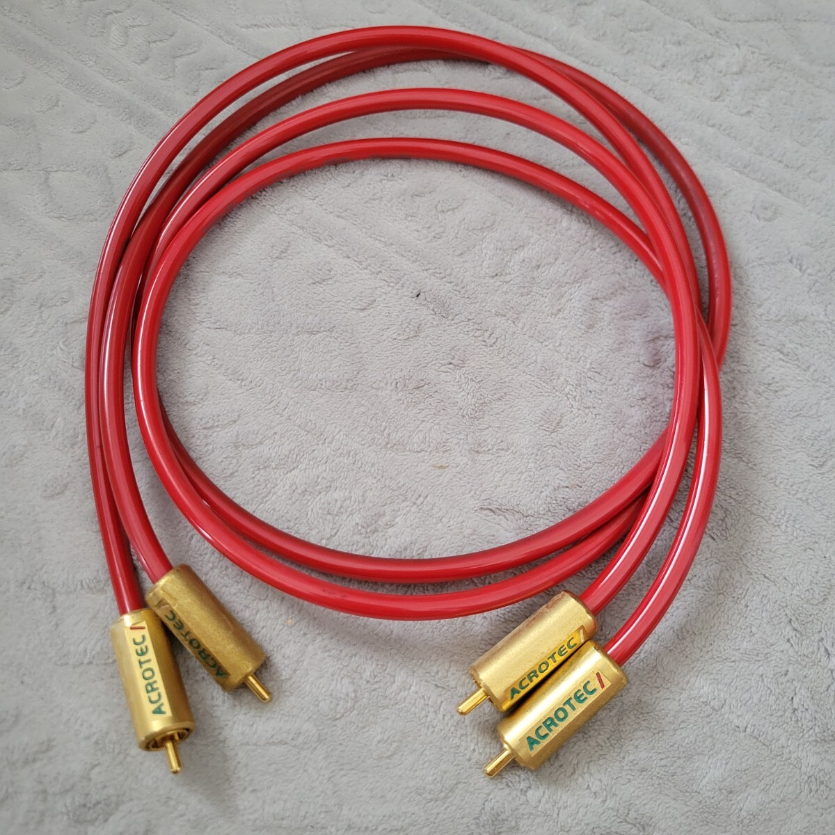即決 アクロテック ACROTEC 6N-A2050 RCAケーブル 1m ペア ■送料180円~~拍卖