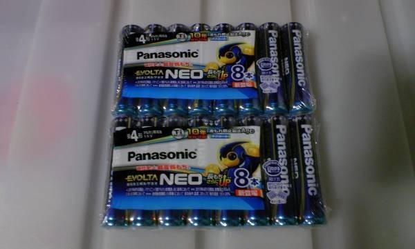 ☆特価 必需品 新品未開封 パナソニック(Panasonic) EVOLTA エボルタ乾電池 単4形 8本×2 16本(*^^)v拍卖