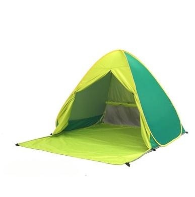 ポップアップテント テント ワンタッチテント 1人用 サンシェードテント ビーチテント 2人~3人用 簡易テント 超軽量 グリーンパステル拍卖