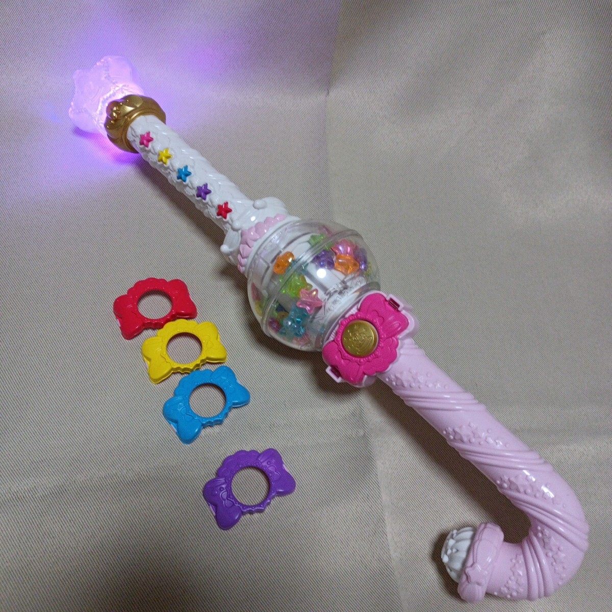 キラキラ☆プリキュアアラモード くるくるチャージキャンディロッド拍卖