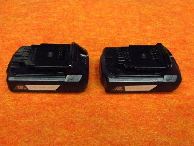 新品 京セラ (リョービ) 18V 1.5Ah リチウムイオンバッテリー B-1815LA 純正品 RYOBI 2個セット拍卖