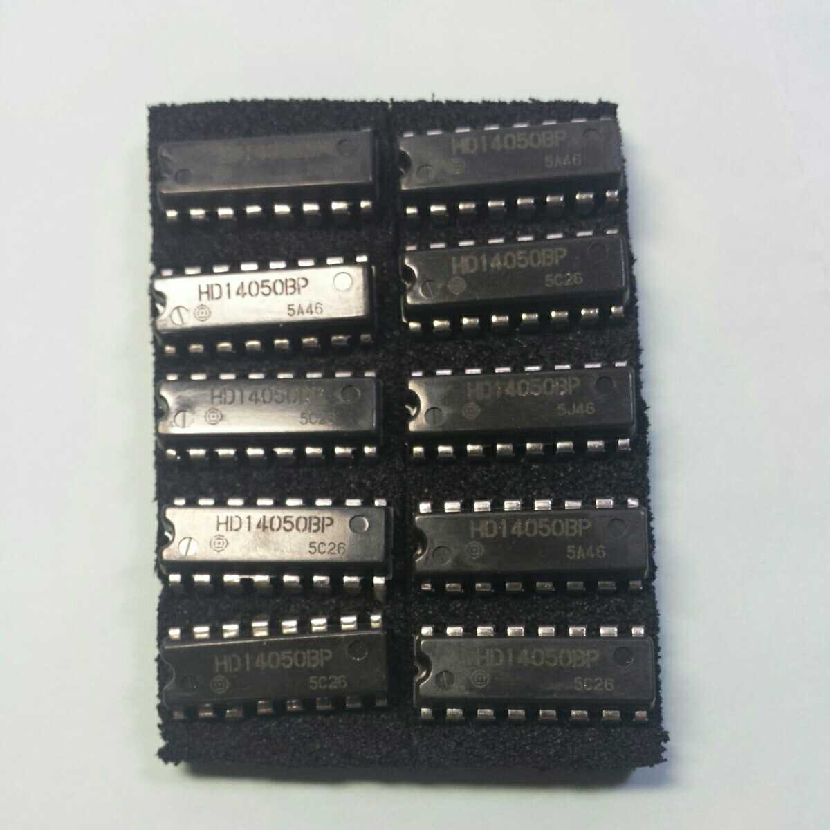 HD14050BP 日立製 CMOS IC 非反転バッファ レベルコンバータ (10個セット)拍卖