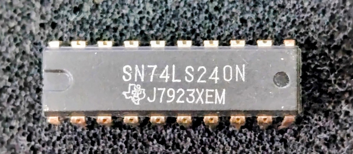 SN74LS240N TI製 8回路スリーステートバッファ TTL IC拍卖