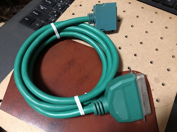 動作確認済 PC9801 PC9821 アンフェノール ハーフピッチ36ピン - フルピッチ36ピン プリンターケーブル 約170cm(CA250801)拍卖