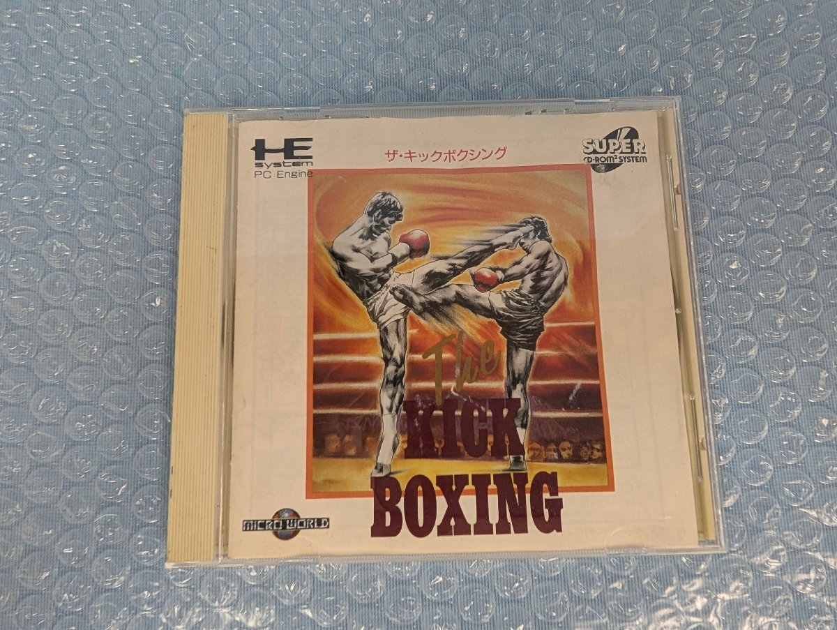 ◆ゲームソフト PC エンジン CD・ROM2 The KICK BOXING ザ・キックボクシング マイクロワールド 送料無料拍卖