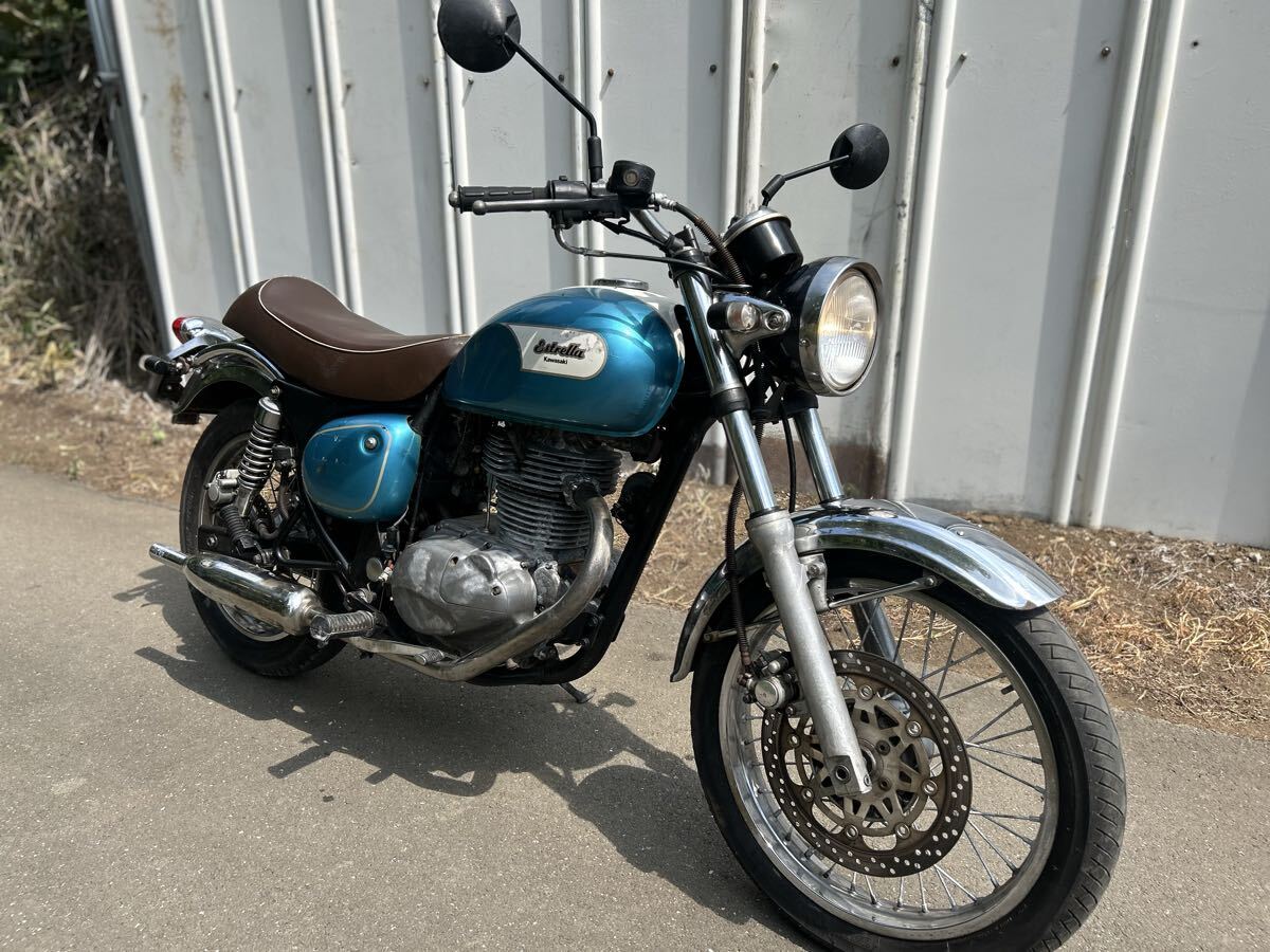 【動画あり】エストレヤ250 社外マフラーシート カワサキ拍卖