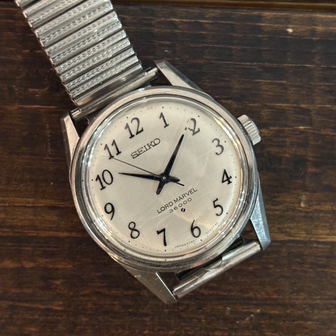 7379 稼働品/風防交換/セイコーロードマーベル36000/5740-8000/諏訪精工舎/1969年代/ヴィンテージ/SEIKO/LORD MARVEL/Vintage拍卖
